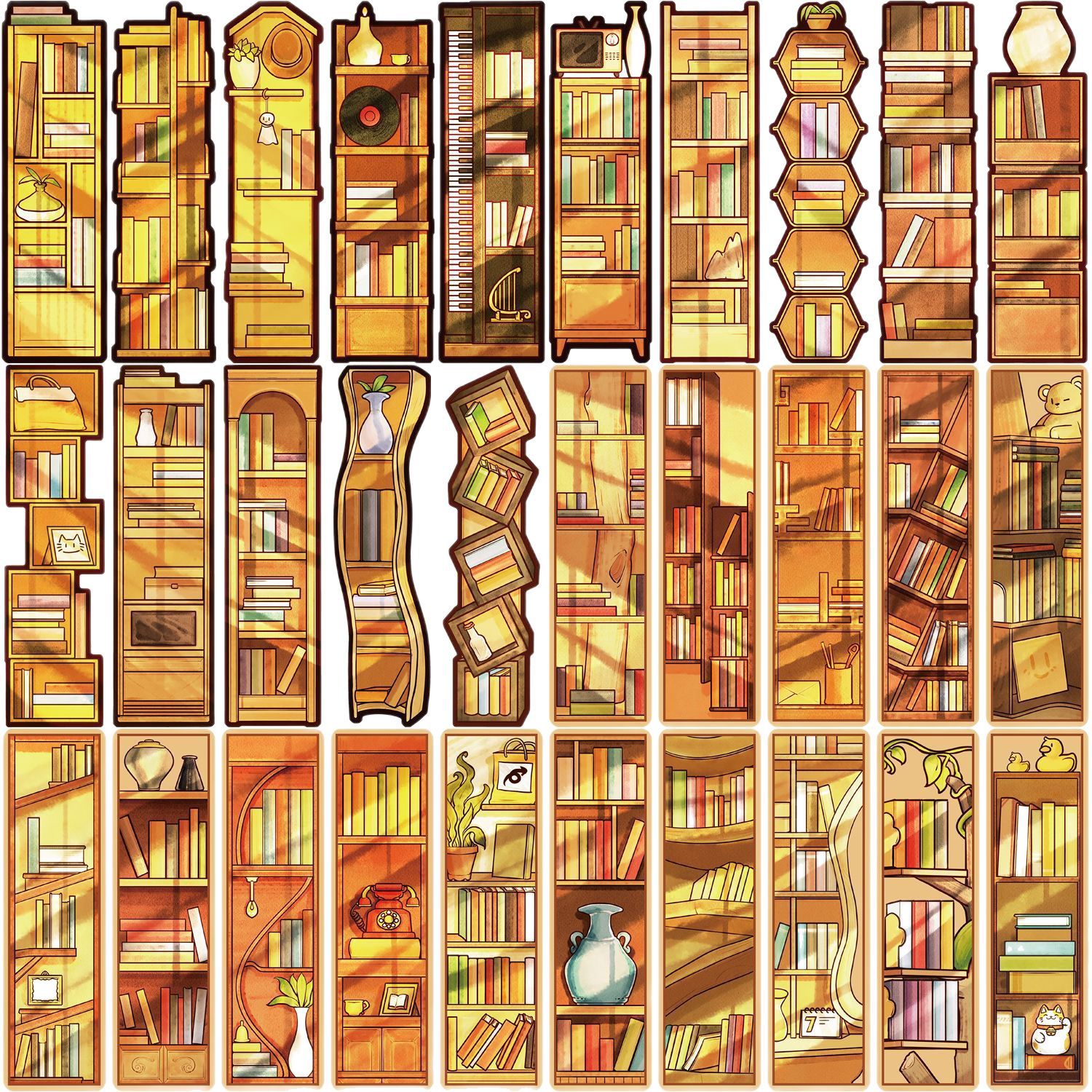 Micro-tinta, una variedad de estilos, marcadores, dibujos animados avanzados, arte antiguo, bricolaje, registros de lectura para estudiantes, marcadores exquisitos en papel