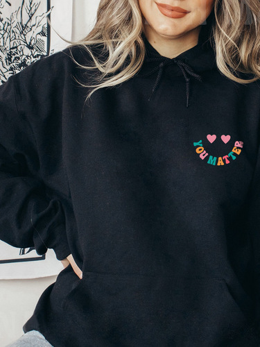 Dear person behind me in the hoodie, interesting dear person behind me in the positive quotation aesthetics set