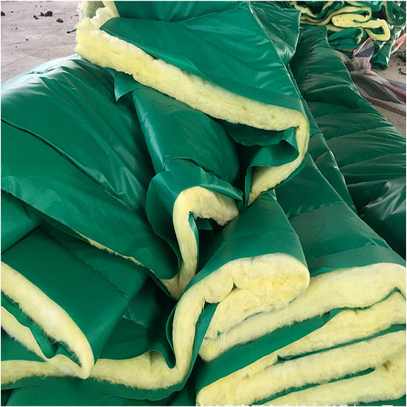 厂家桥梁保温被防水帆布棉被PVC玻璃丝岩棉防火阻燃道路养护被