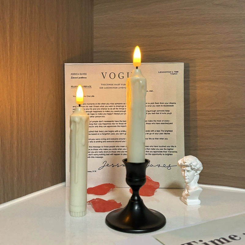 Электронная свеча-подсвечник Amazon Tear-Off 3D Bullet с дистанционным управлением, многофункциональная декоративная имитация свечи для ресторанов, дней рождения, свадеб.