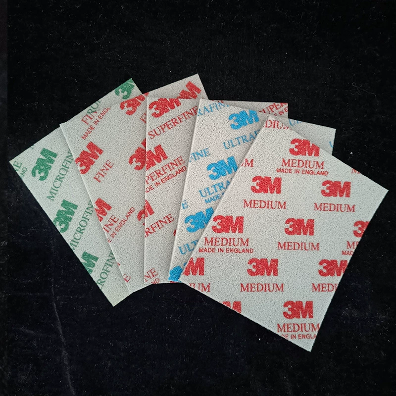 3M губчатая наждачная бумага для влажной и сухой полировки серии 2600-2606, шлифовальная и полирующая губчатая наждачная бумага, большая партия, бесплатная доставка