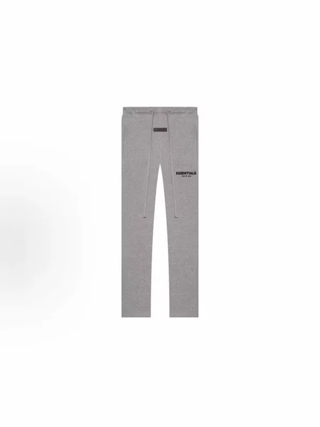 Essentialsss22 Relaxed Sweatpants Dark Oatmeal Logo Trendy Brand