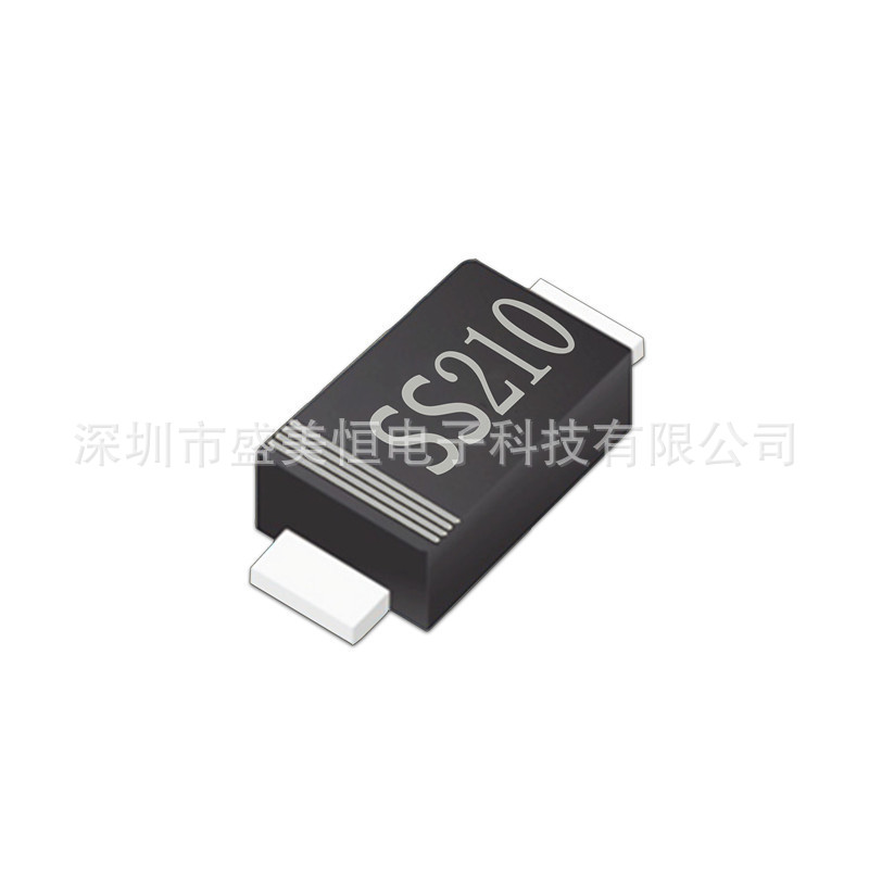 贴片SS210 肖特基二极管 超薄SMAF 2A100V SR2100
