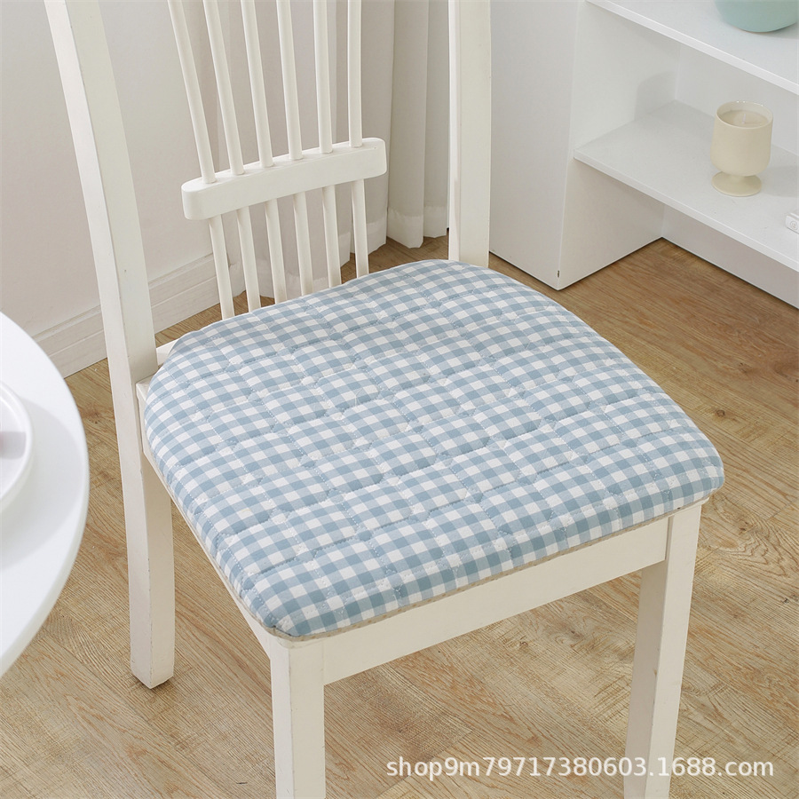 Cotton plaid-light blue