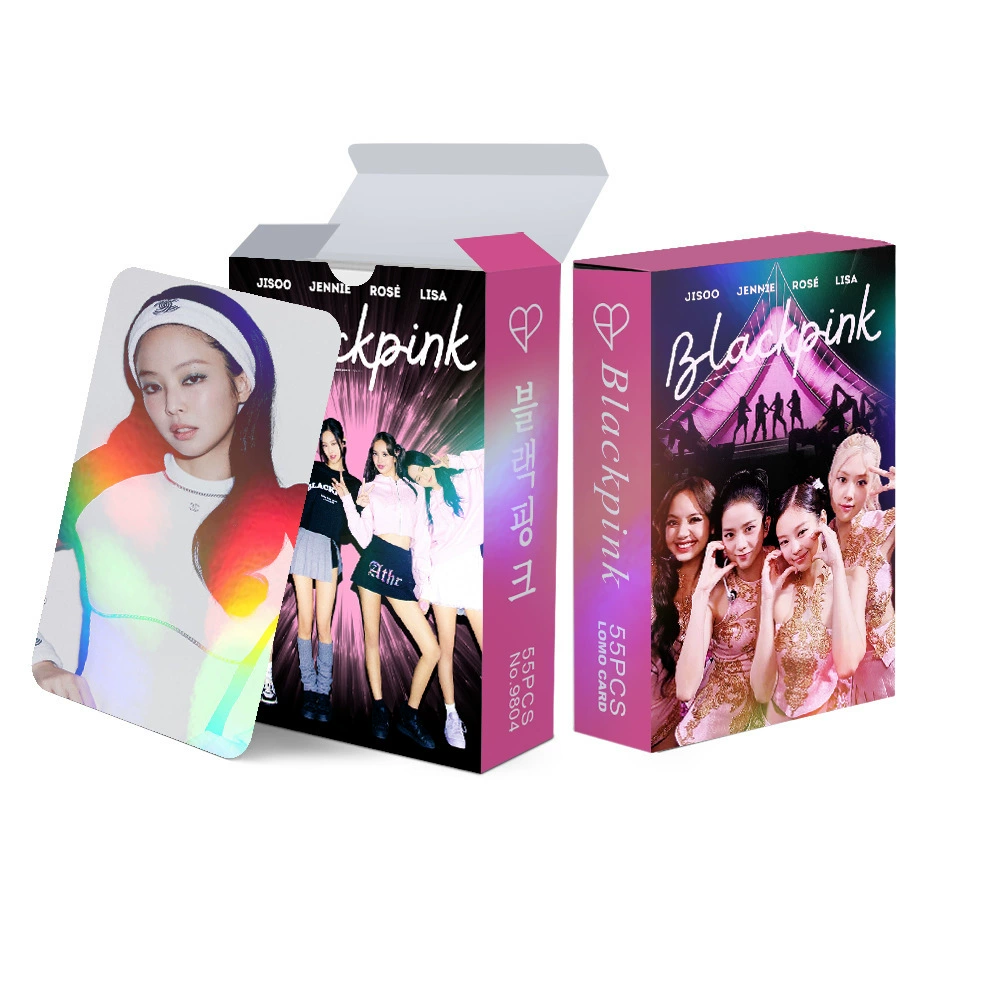 Эксклюзив для внешней торговли комплект 124 шт. розовых SK GIDLE STNJ — лазерные карточки, звёздные периферийные LOMO мини-карточки