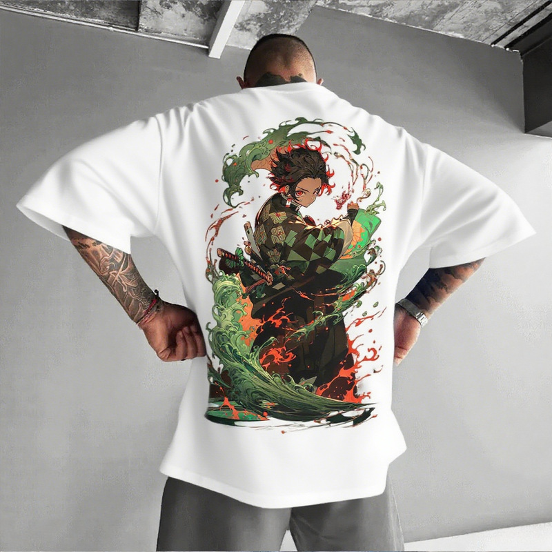 Anime Men's and Women's Short Sleeve T-Shirt Summer Y2K Cotton Pattern T-Shirt Street Wear Casual Top Demon Slayer Print T-Shirt Anime Men's and Women's Short Sleeve T-Shirt Summer Y2K Cotton Pattern T-Shirt Street Wear Casual Top Demon Slayer Print T-Shirt