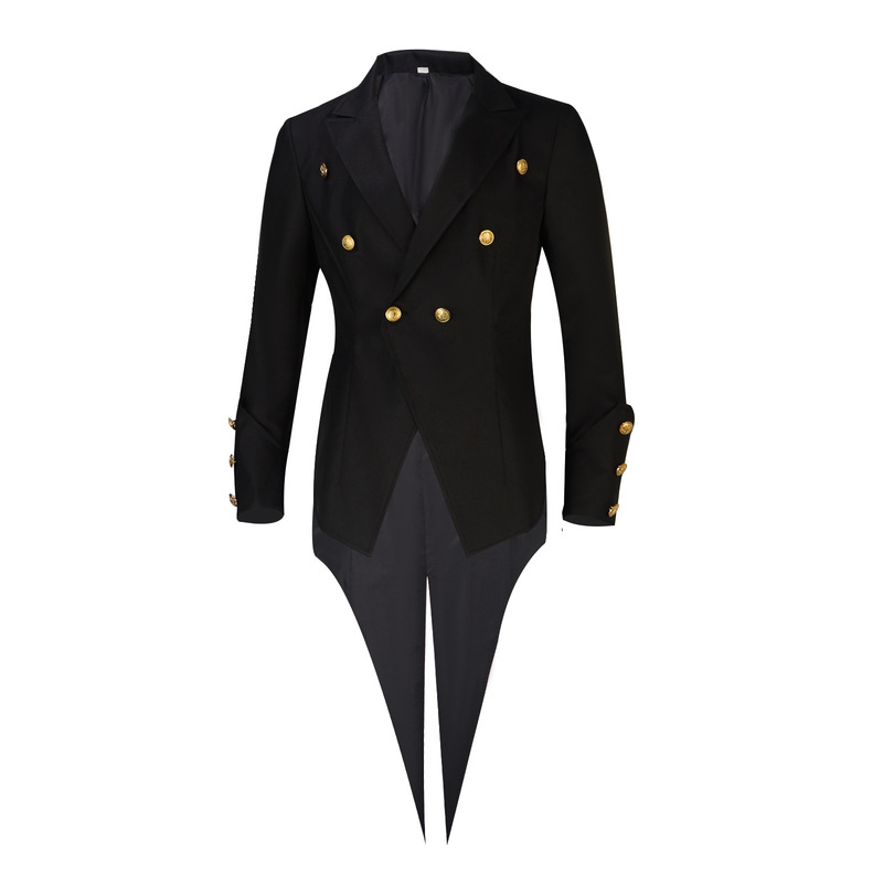 Factory Wholesale in stock Medieval Costume Colorful Court Tuxedo Punk Halloween Stage Performance Suit