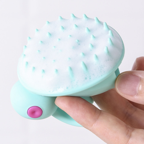 Rubber scalp brush hair wash brush for children scalp massage comb hair wash comb for adults hair combing smooth hair beauty tools