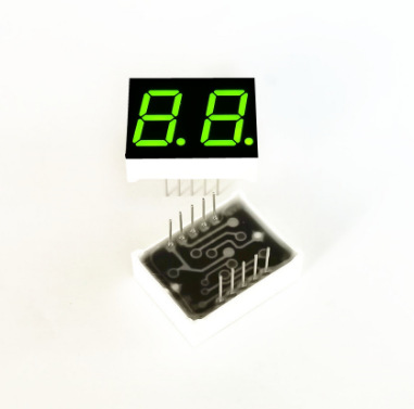 0.5英寸2位黄绿光数码管5202AG/5202BG.绿光数码管0.5寸