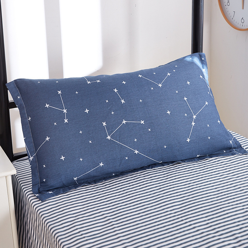 Funda de almohada de algodón 100 Funda de almohada gruesa 48x74cm Un par de juegos para hombres domésticos Funda interior de núcleo de almohada de algodón al por mayor