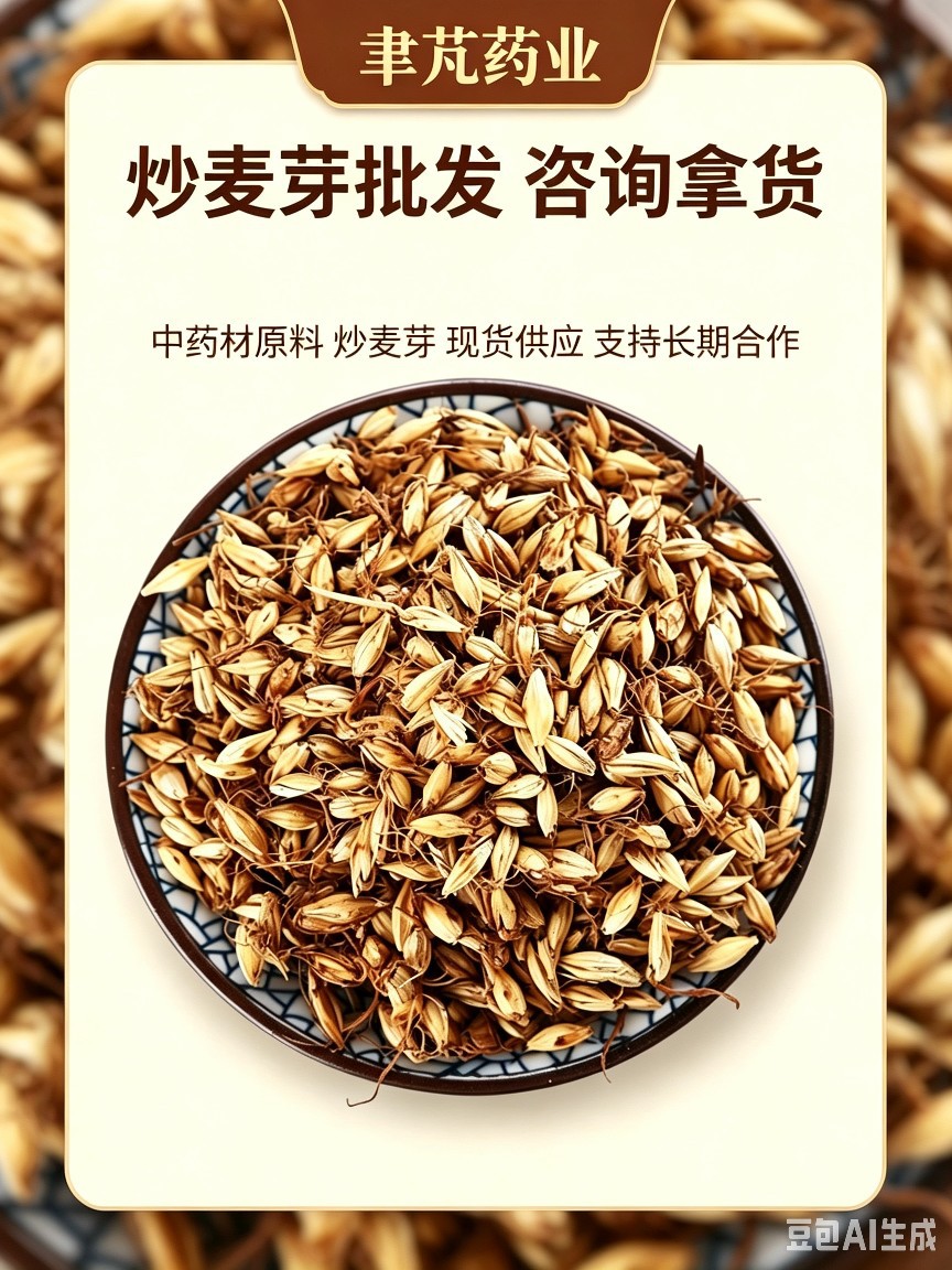 Roasted Barley Malt Mai Ya Tea Bags 500g Bulk Loose Herbal Tea for Brewing overview