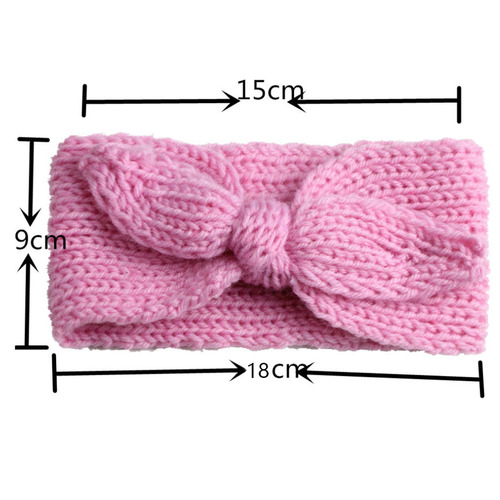 New Children's Cute Rabbit Ear Knitted Hair Band for Babies, 2017 Western and European Style Fashion Headband
