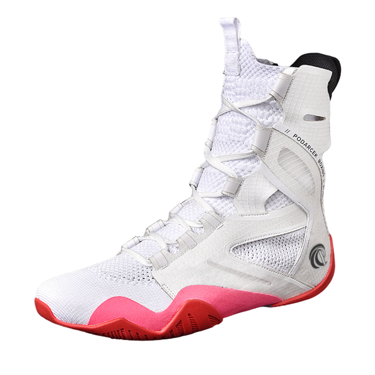 2025 New High-Top Boots Men's Fighting and Wrestling Shoes Professional Boxing Training Shoes Competition Lightweight Non-Slip Training Shoes