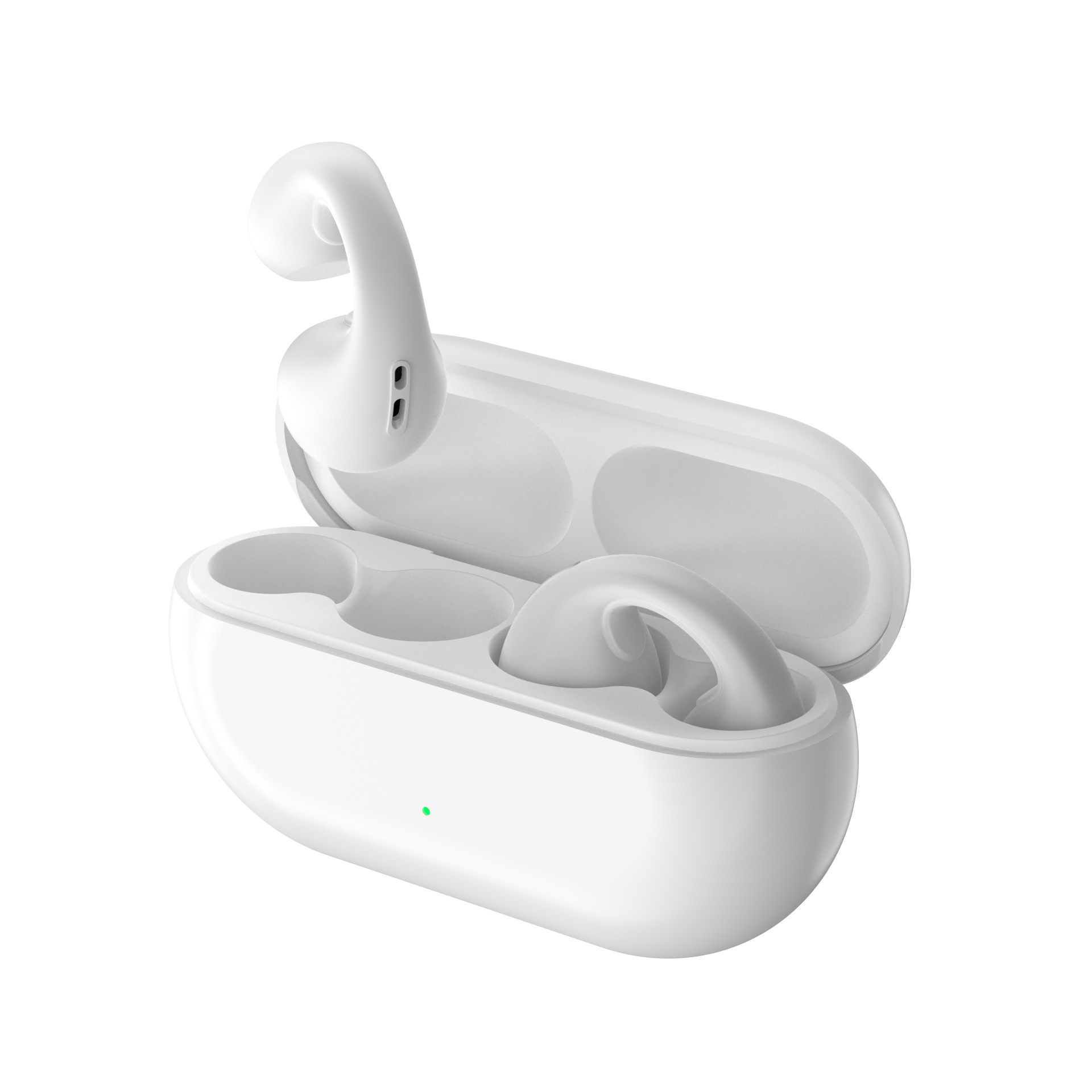True wireless clip type high-definition Bluetooth V5.3 high endurance non in ear earphones_voghion.com