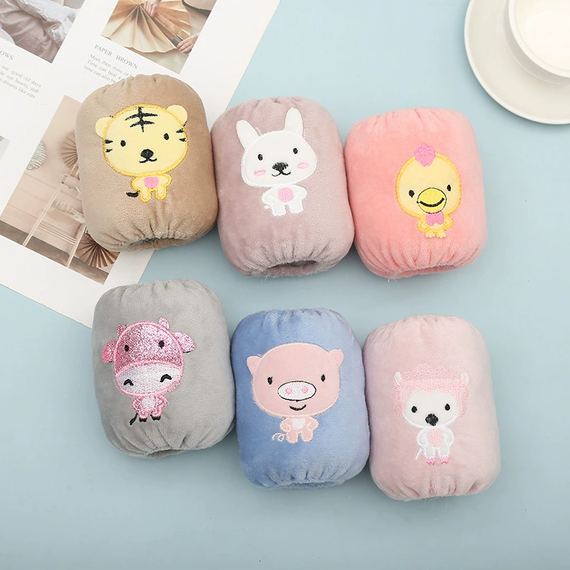 Осень и зима Новый Печатный мультфильм животных детский рукав Короткие Зимние Модные противообрастающие анти-грязные рукава производители оптом