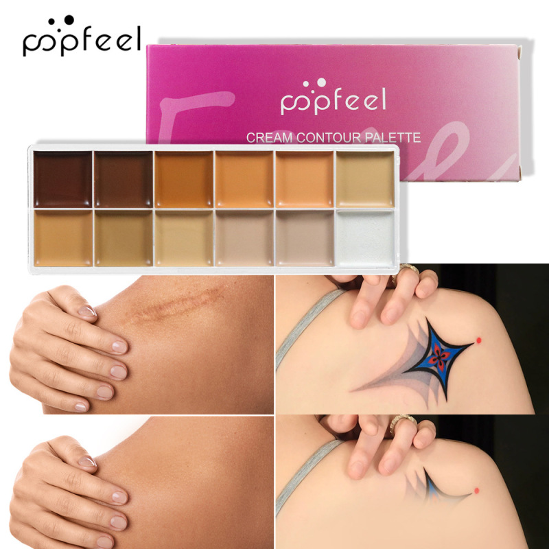 Pop feel 12色のコンシーラーは顔の斑点を覆います。|undefined