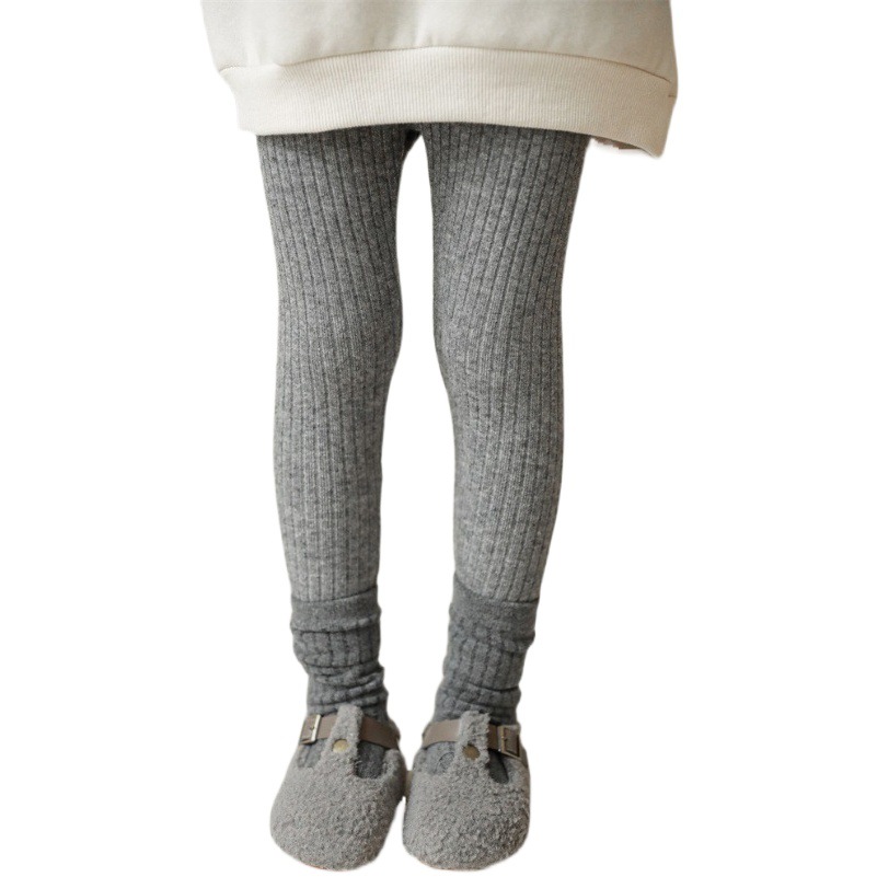Girls' Stylish Leggings for Spring 2025, Children's Casual Pants, Fashionable Warm Long Pants for Baby Girls, Anti-Exposure