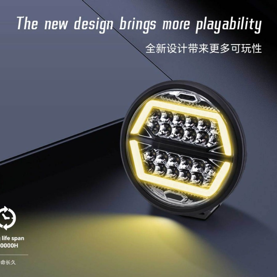 4 en 1 lámpara multifuncional para 4 * 4 lámpara de barra delantera todoterreno lámpara auxiliar de techo universal