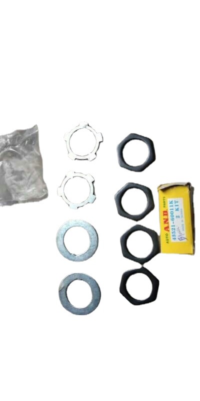 Tuerca de dirección del coche 43521-60011K caja amarilla y kit de reparación de la manga del eje negro oro blanco