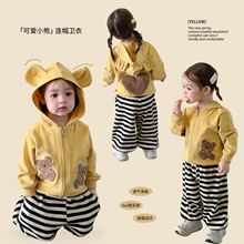 童装女童卫衣春装2026新款洋气儿童连帽上衣婴儿女宝衣服帽衫