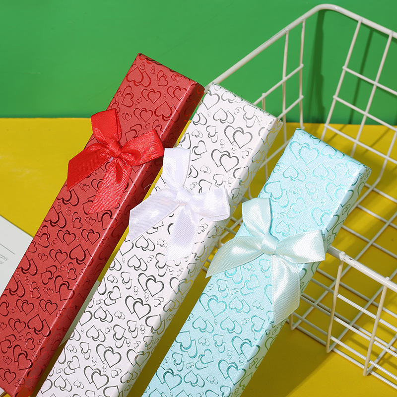 厂家供应新款蝴蝶结爱心饰品包装盒生日礼物纪念日礼品包装首饰盒详情2