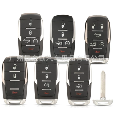Suitable for 3 keys 4 keys 5 keys 6 keys Ram RAM remote control smart card car key shell replacement shell