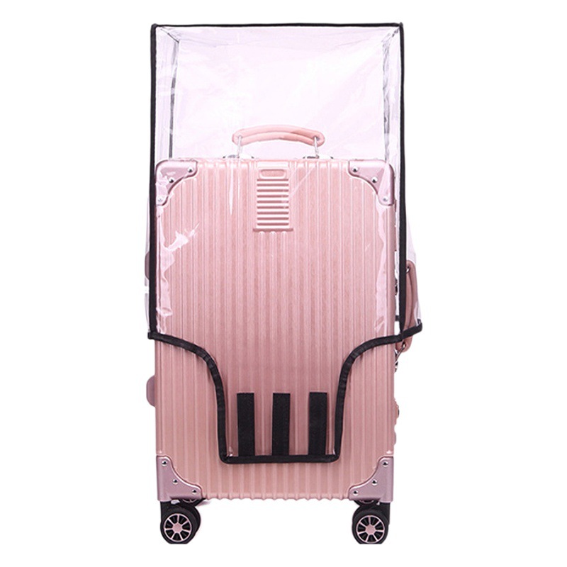 Cubierta de la caja de la carretilla cubierta protectora del equipaje maleta de PVC transparente caso de cuero cubierta de polvo cubierta del equipaje al por mayor