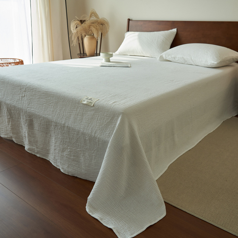 Sábanas de doble hilo - Beige White