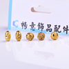 Manufactor supply Shakin Pure copper Olive Pearl Bracelet Necklace Separated beads Scrub Flower ball Jewelry parts bead