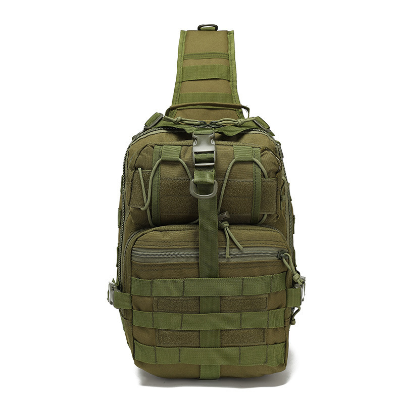 Outdoor Saddle Bag Water-repellent Oxford Cloth Camouflage Photography Messenger Bag Shoulder Bag Tactical Extra Large Chest Bag