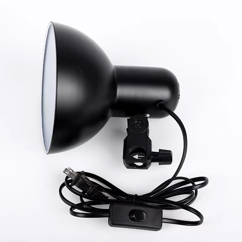 Photography Equipment 17cm Single-Head Iron Lampshade E27 Small Lampshade Wide Mouth with Power Cord Wholesale Photography Fill Light Photography Equipment 17cm Single-Head Iron Lampshade E27 Small Lampshade Wide Mouth with Power Cord Wholesale Photography Fill Light