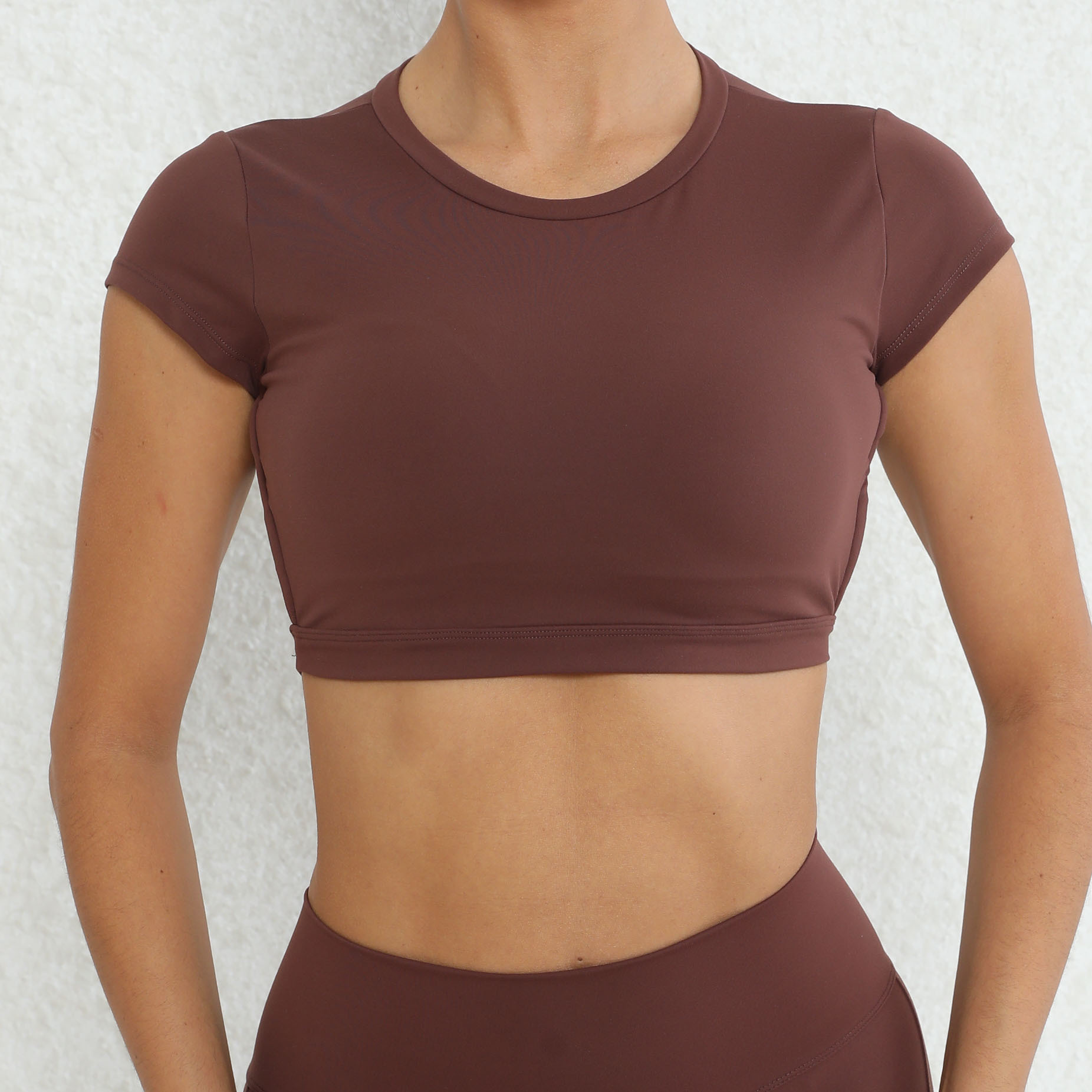 175g Weight Short Sleeve Sleeve Length Nylon, Cotton Blend Fabric Type Short Top Length T-shirt Tops Type Gym, Yoga, Running Occasion Round Neck Neckline Solid Color Pattern Simple Style, Sport Style Style Simple Style Sport Style Solid Color Nylon Cotton Blend Round Neck Active Tops T-shirt 36