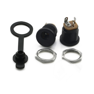 DC-022 power socket waterproof base 5.5*2.5/5.5*2 power base DC-022 threaded snap-in type