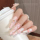 Cartoon Bow Nail Art Jewelry Internet Celebrant New Rose Powder Love Pearl Bow Tie Nail Accessories Diamond Wholesale