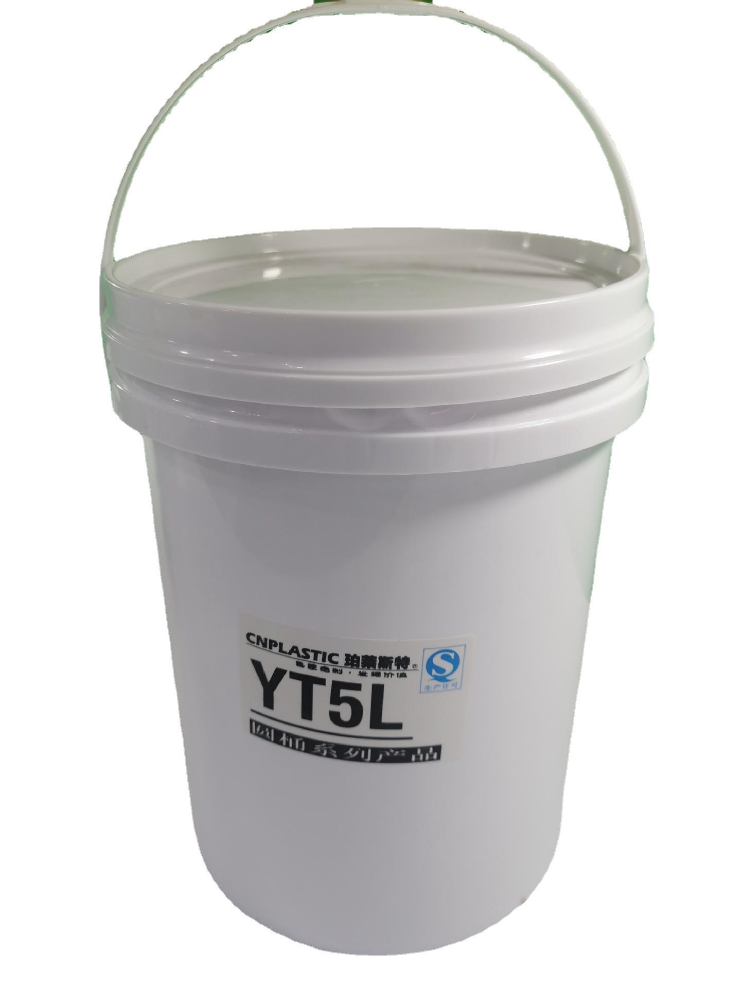 5L圆柱形塑料桶 5L直身乳胶漆包装桶 5L圆筒塑料桶 5升直身塑料桶