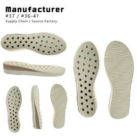 潮州盈致鞋底凉鞋大底PVC吹气鞋底防滑耐磨拉帮女款休闲定制工厂