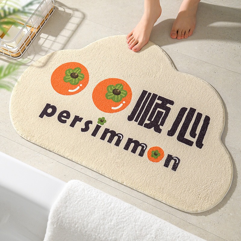 家庭用浴室吸収性フロアマット浴室ドアノンスリップマットトイレドアマット寝室のバスルームカーペット|undefined