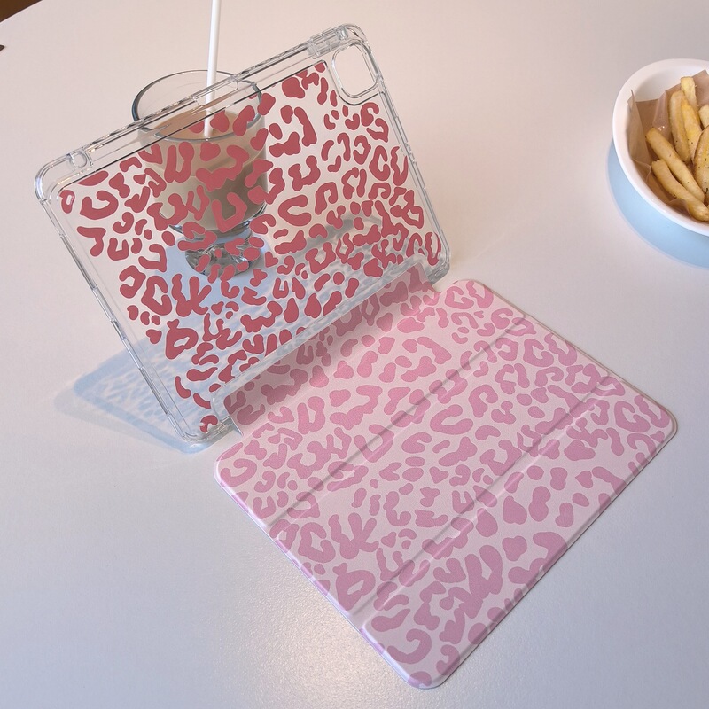 Suitable for Apple iPad Air6 Tablet Mini7 Protective Case Pro11 Inch 2025 Protective Case 9.7/10.2 Leopard Print