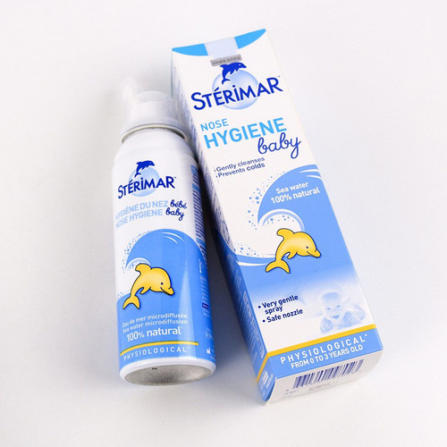 French sterimar baby dolphin sea salt water nasal spray baby children's nasal wash salt water nasal spray 100ml