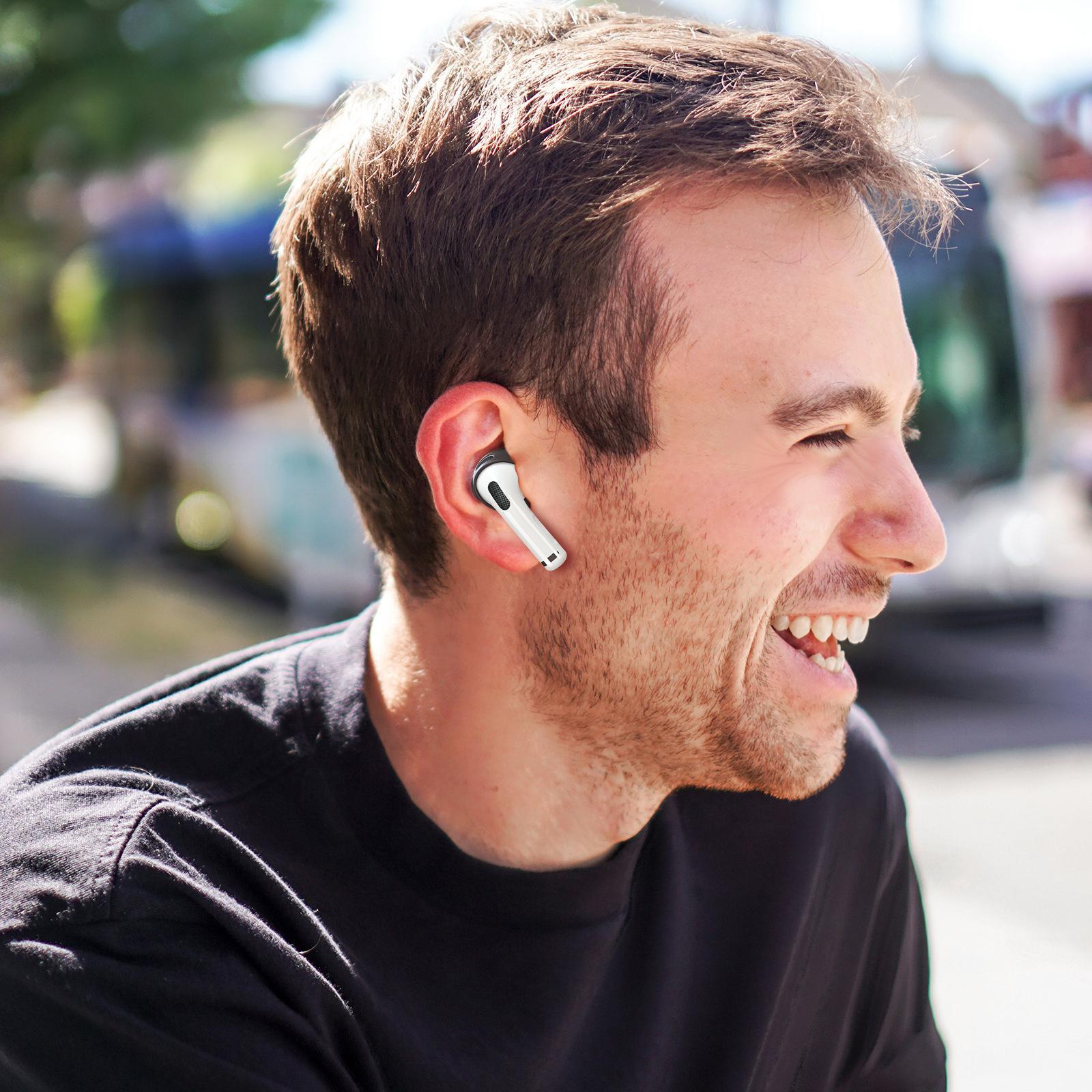 Para AirPods 4 XDcase 3 pares de venta auriculares de silicona auriculares auriculares con caja de almacenamiento y botón de montaña