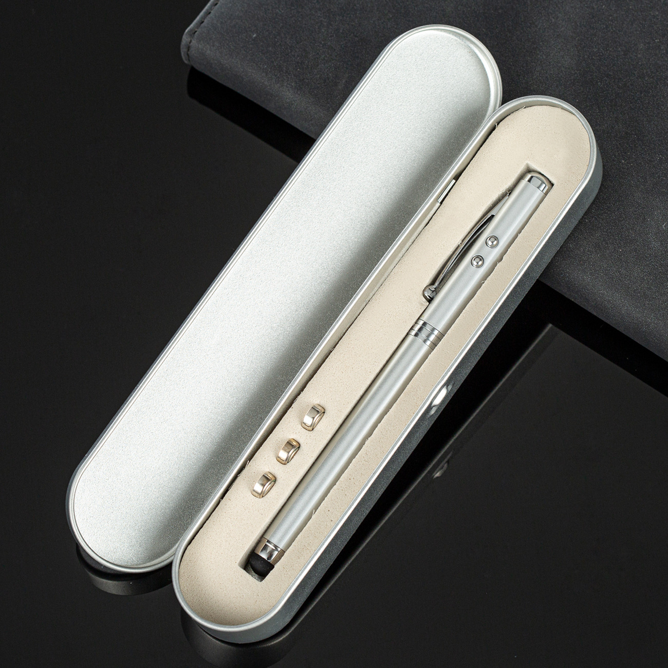 Pantalla táctil metálica lápiz de latigaz lápiz de condensador lápiz de bola lápiz láser lápiz de gato lápiz electrónico infrarrojo lápiz LED conjunto de lápiz de luz image 9