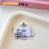 Tide, cute Japanese cartoon acrylic brooch, accessory, clothing, pendant, badge, pin