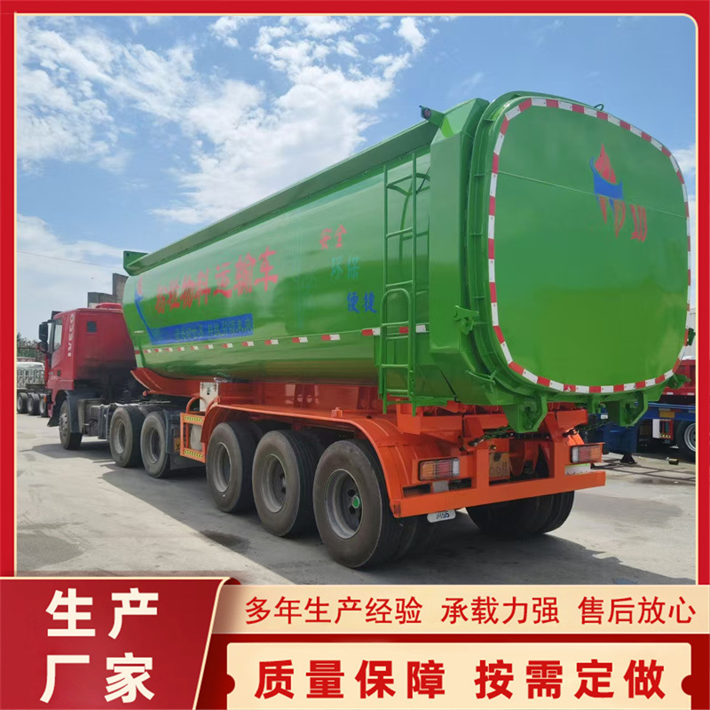 Export Powder and Granular Material Transport Tank Truck, Tank-Type Dump Truck, 42-Cubic Meter Bulk Cement Tank Truck, Used Tank-Type