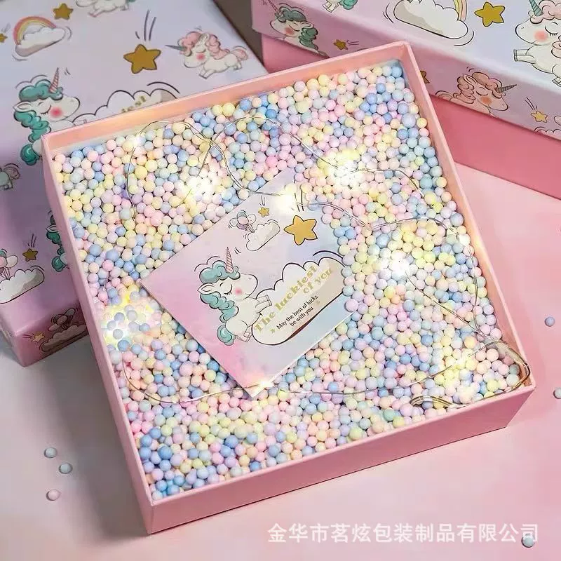 Макароновый поток Планета Подарочная Коробка Украшение Заполнение Вспенивающего Клей Смесь DIY Ручная Декор