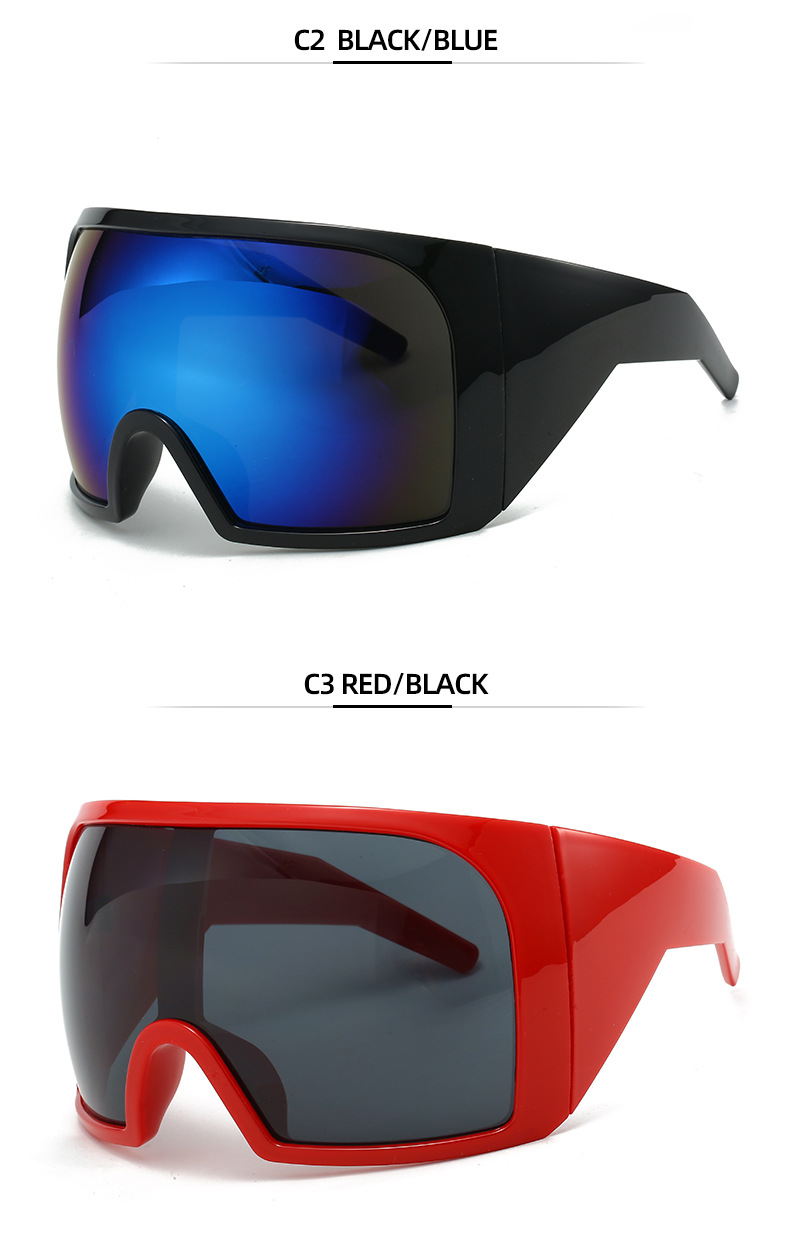80g Weight Full Frame Glasses Structure Sunglasses Classification PC, UV400 Protection Lens Material Special-Shaped Mirror Glasses Style Travel, Fishing Occasion Geometric Pattern Unisex Gender Lady Style Lady Geometric PC UV400 Protection Special-Shaped Mirror Full Frame Women's Sunglasses 5