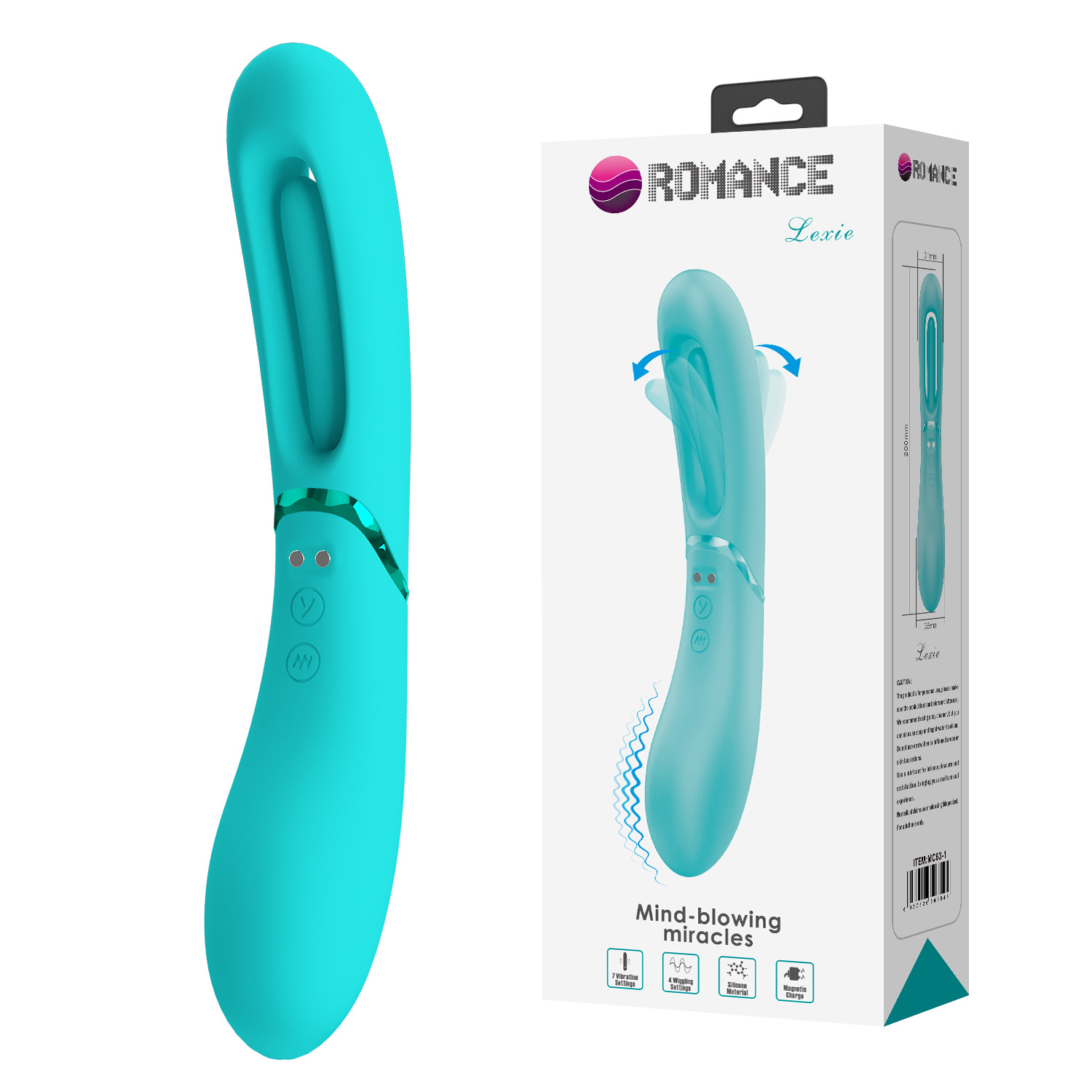 Bâton de massage vibrant en silicone rechargeable usb_voghion.com