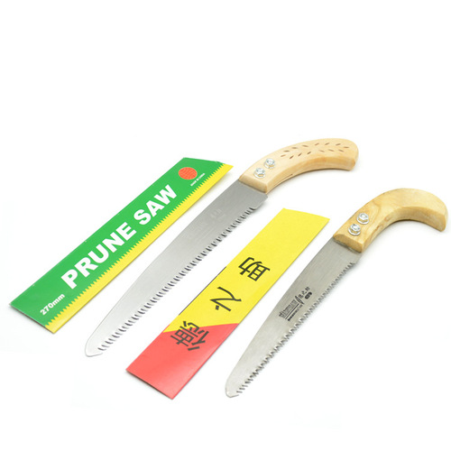 2-sided grinding tooth 65 manganese steel, wooden handle hand saw, garden fruit tree saw, pruning saw, pruning saw, saw, woodworking saw