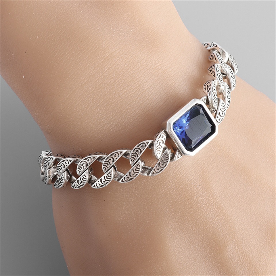 Herren Panzerarmband Aus Edelstahl Wasserfest Und Langlebig_voghion.com