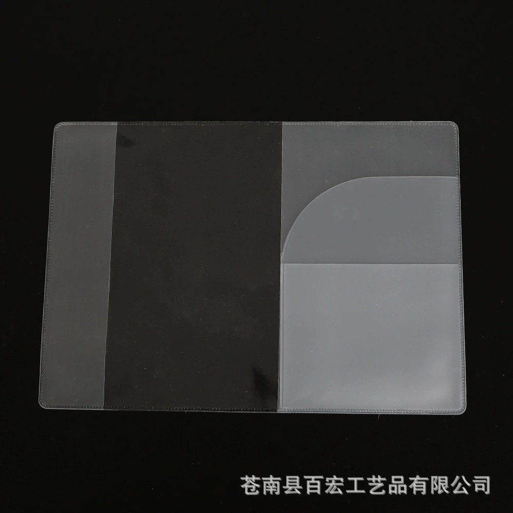 Transparent matte protective case PVC, passport case, (Physicals), increased thickness, Korean style