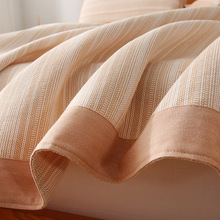 批发[山东特厚]夏季棉老粗布床单单件凉席四季亚麻棉麻床单